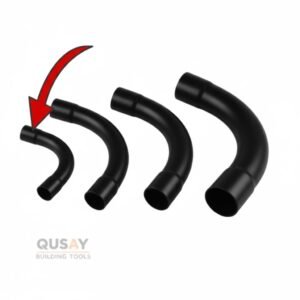 كوع ماسورة كهرباء بلاستيك 20 ملم اسود