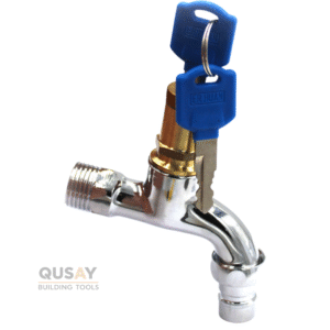 حنفية قفل كروم مع مفتاح