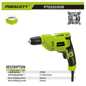 درل 10ملم PRESCOTT 550W