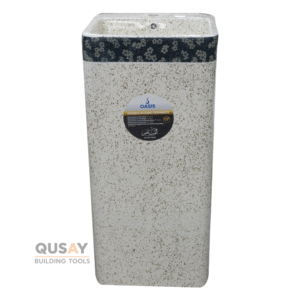 مغسلة برميل ابيض موشح 7004-1