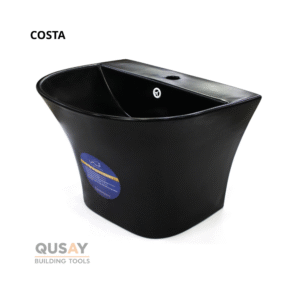 مغسلة قطعة واحدة اسود 25