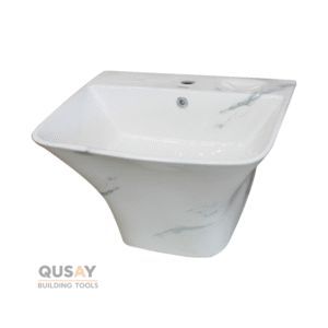 مغسلة قطعة واحدة مع حامل صابون مدمج 62-9506