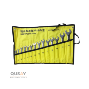 طقم شق رنق صناعي اصفر 14 قطعة صيني